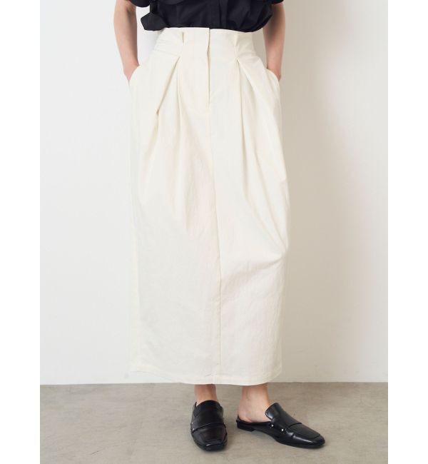 ELENDEEK「CROSS TUCK SK」|スカート|