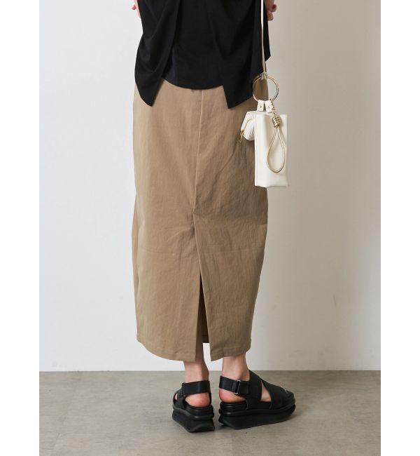 ELENDEEK「CROSS TUCK SK」|スカート|