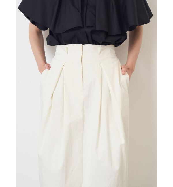 ELENDEEK「CROSS TUCK SK」|スカート|