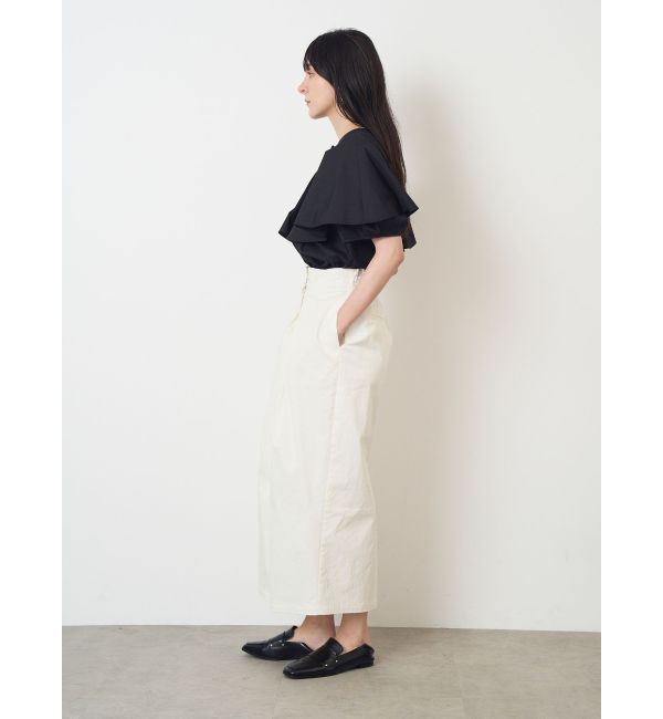 ELENDEEK「CROSS TUCK SK」|スカート|