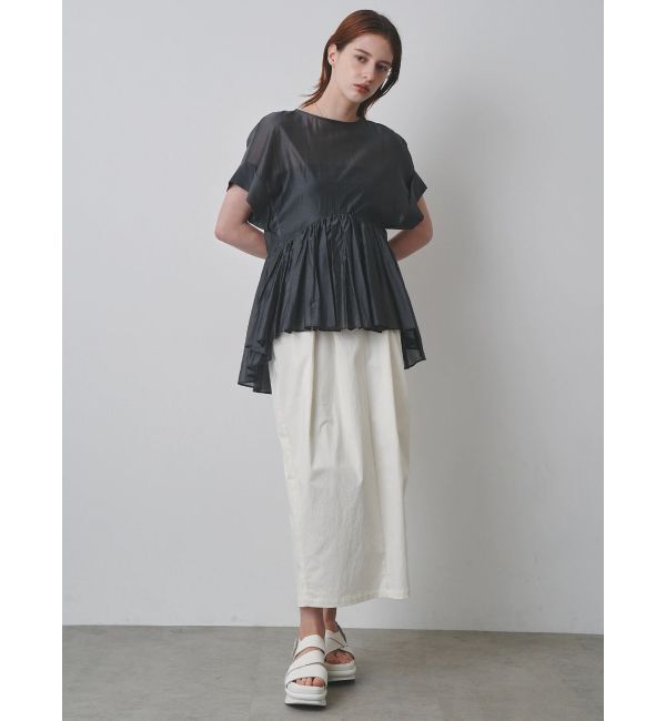 ELENDEEK「CROSS TUCK SK」|スカート|