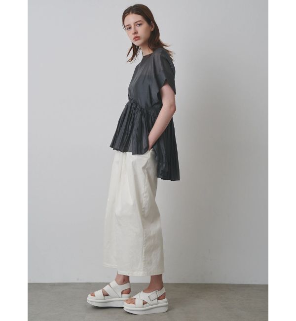 ELENDEEK「CROSS TUCK SK」|スカート|