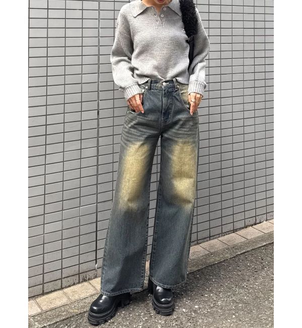 EMODA「スキッパーワイドシャギーニット」|ニット・セーター|