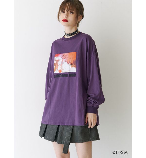 jouetie「【チェンソーマン】マキマ UNISEX TEE」|Tシャツ・カットソー|パープル