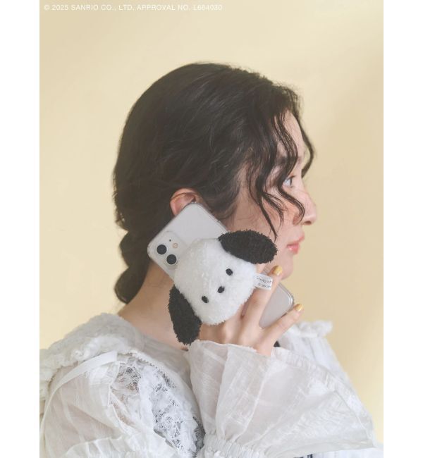 merry jenny「もこもこポチャッコスマホグリップ」|その他|