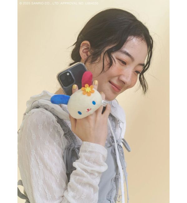 merry jenny「もこもこウサハナスマホグリップ」|その他|