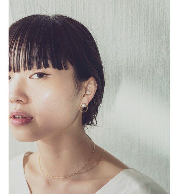 ete「パール＆ビジュー リバーシブルイヤリング」|イヤリング|