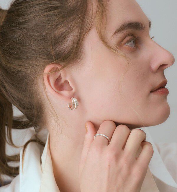 agete「シルバーピアス」|ピアス|