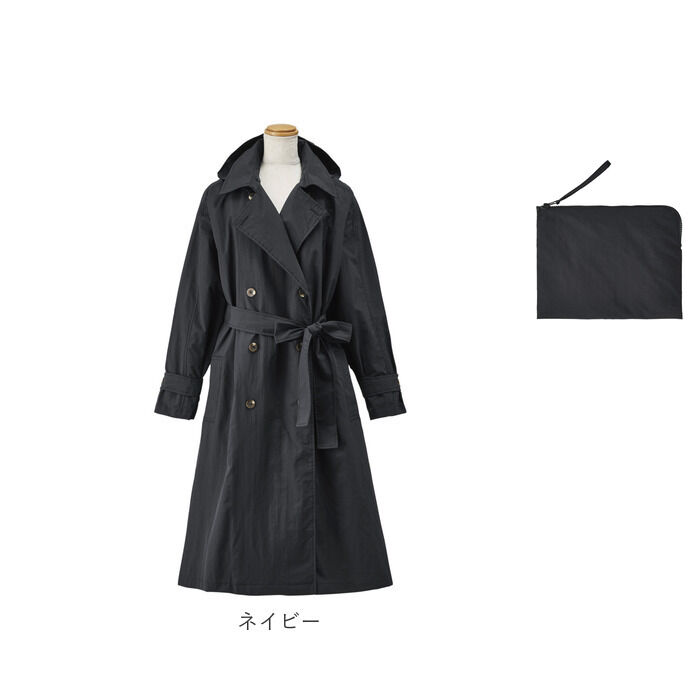 BACKYARD FAMILY「レインコート レディース 通販 トレンチコート コート 春 アウター ブランド because」|その他|