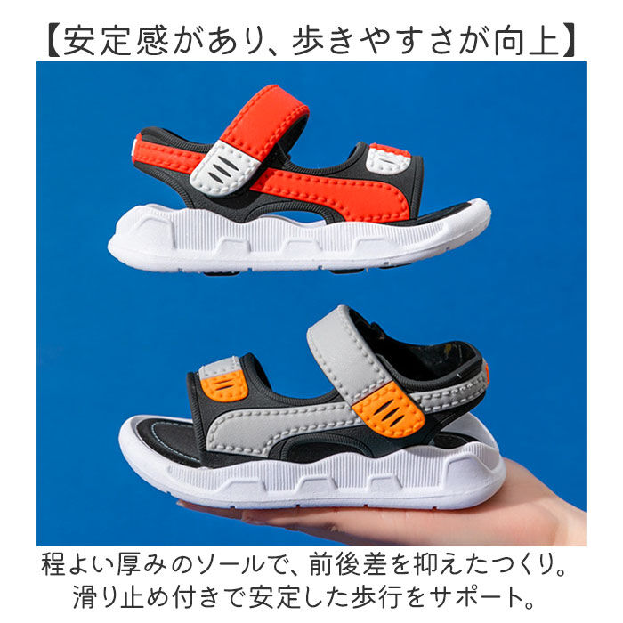 BACKYARD FAMILY「スポーツサンダル キッズ 通販 サンダル 子供 キッズサンダル スポサン 男の子 女の子 子ども」|サンダル|