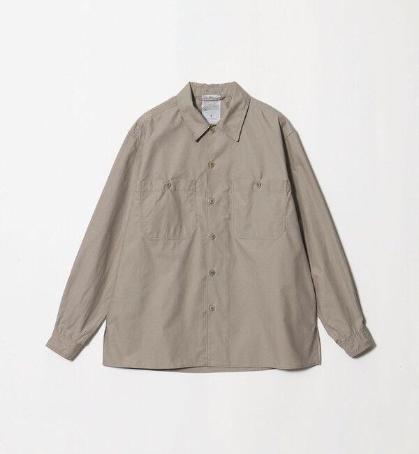 UNITED ARROWS「シオタ ダブルポケット オーバーシャツ「 SLOW &　」」|シャツ・ブラウス|LT.GRAY