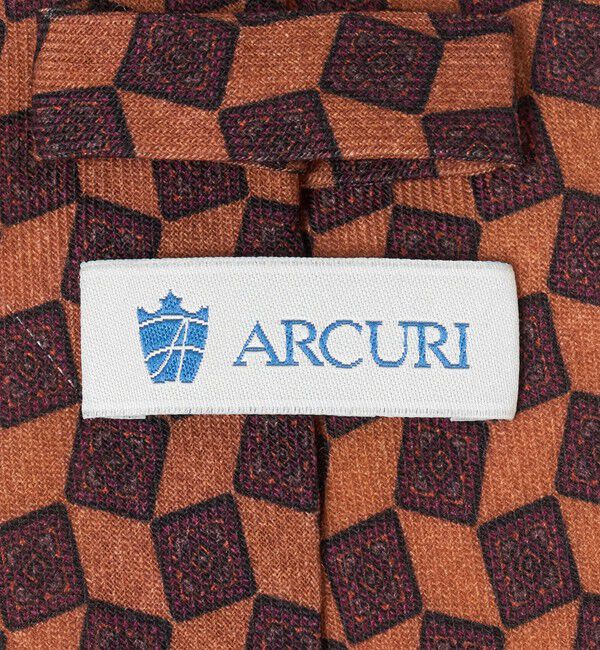 UNITED ARROWS「＜ARCURI＞スクエアコモン プリント ネクタイ」|ネクタイ・蝶ネクタイ|