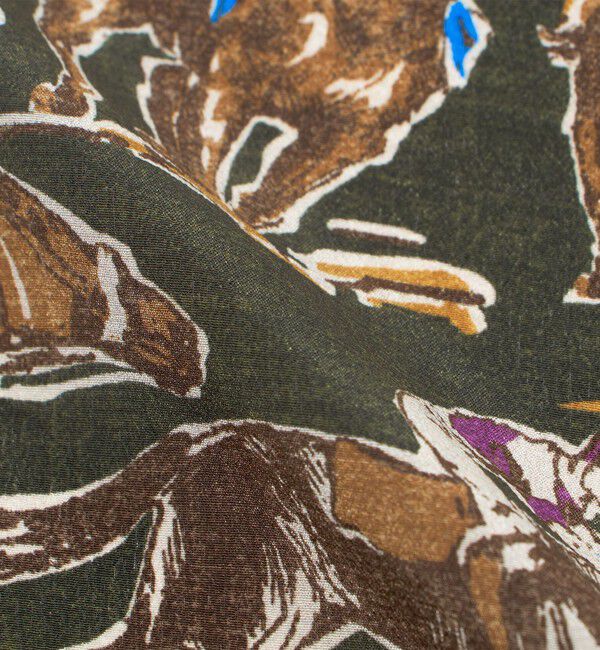 UNITED ARROWS「＜ARCURI＞ホース プリント チーフ」|ハンカチ|