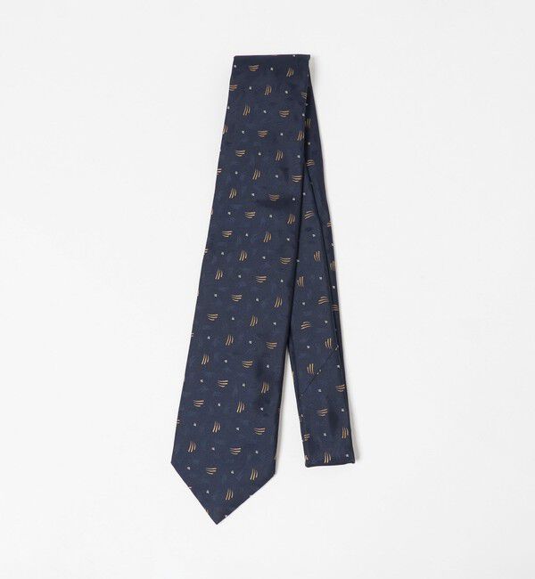 UNITED ARROWS「 ＜ARCURI＞コモン ジャガード ネクタイ」|ネクタイ・蝶ネクタイ|NAVY