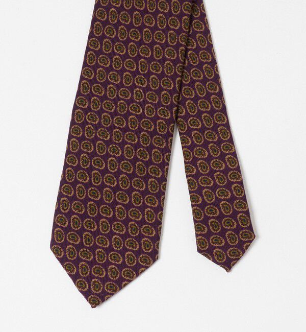 UNITED ARROWS「＜ARCURI＞スモールペイズリー プリント ネクタイ」|ネクタイ・蝶ネクタイ|