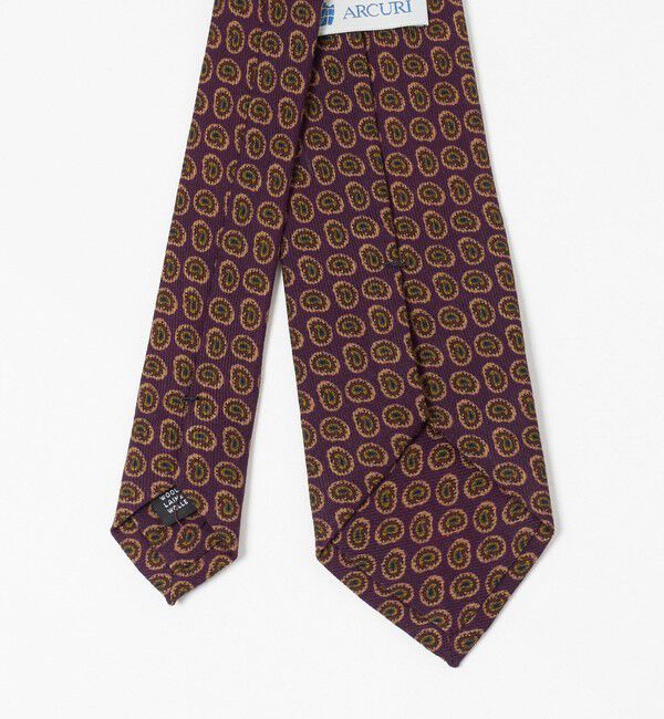 UNITED ARROWS「＜ARCURI＞スモールペイズリー プリント ネクタイ」|ネクタイ・蝶ネクタイ|