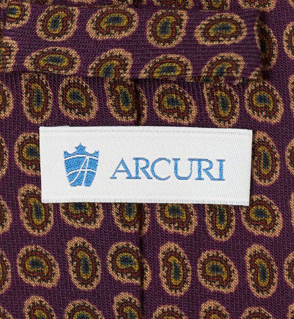 UNITED ARROWS「＜ARCURI＞スモールペイズリー プリント ネクタイ」|ネクタイ・蝶ネクタイ|