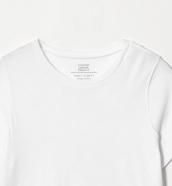 conte「＜upper hights &times; conte＞ シアー クルーネックTシャツ」|Tシャツ・カットソー|