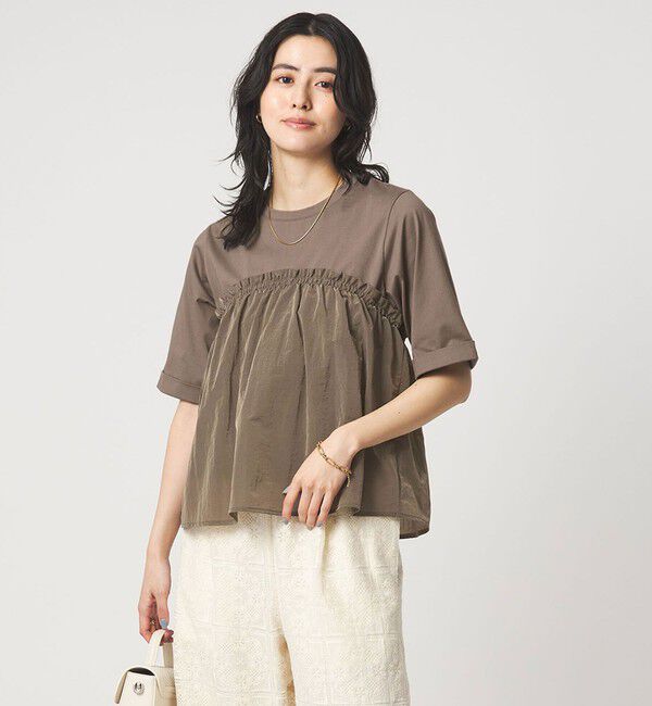 UNITED ARROWS green label relaxing「タフタ ドッキング ビスチェ プルオーバー」|Tシャツ・カットソー|MOCA