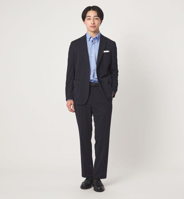 UNITED ARROWS green label relaxing「エブリット TC パナマ スナップ ボタンダウン シャツ -イージーアイロン・通気性-」|シャツ・ブラウス|