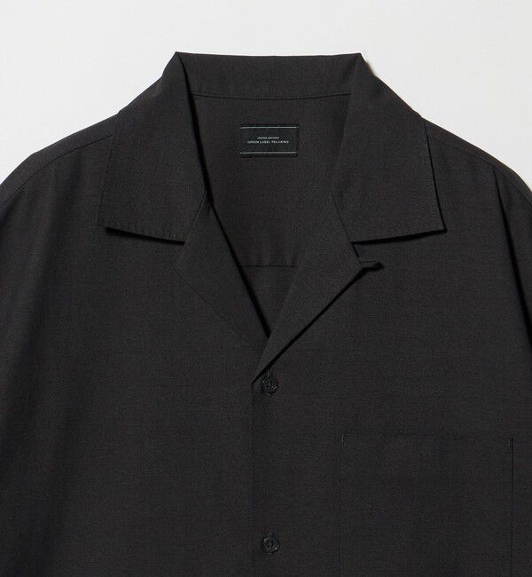 UNITED ARROWS green label relaxing「TR 和紙 オープンカラー 半袖 シャツ」|シャツ・ブラウス|