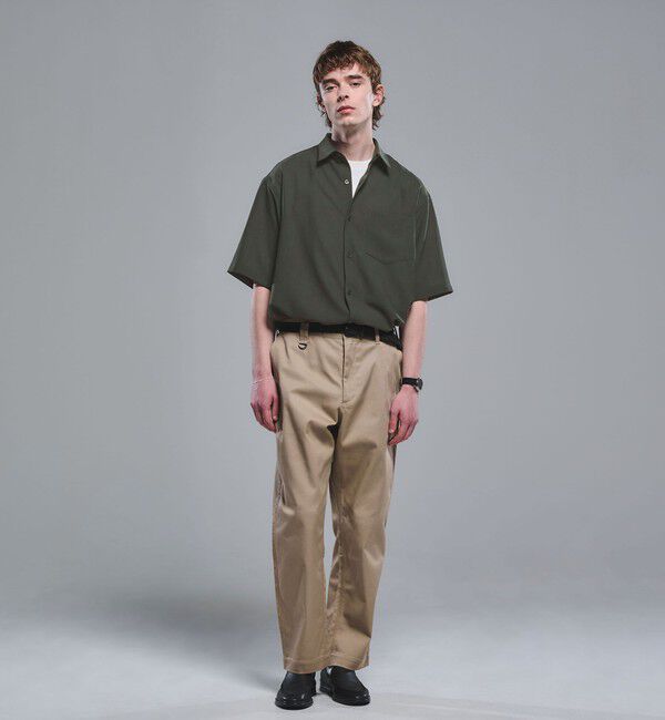UNITED ARROWS green label relaxing「ワッシャー ポプリン ボックスシルエット 半袖 シャツ」|シャツ・ブラウス|