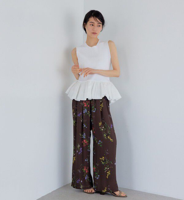 EMMEL REFINES「＜EMMEL REFINES＞EM ボタニカル イージー パンツ」|チノ|