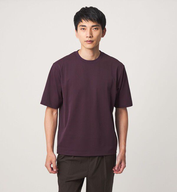 UNITED ARROWS green label relaxing「アイスコットン カノコ クルーネック カットソー -接触冷感-」|Tシャツ・カットソー|