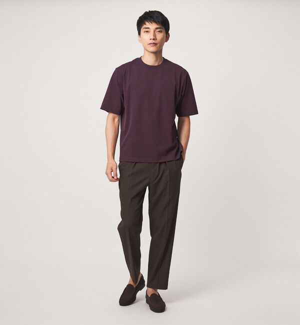 UNITED ARROWS green label relaxing「アイスコットン カノコ クルーネック カットソー -接触冷感-」|Tシャツ・カットソー|