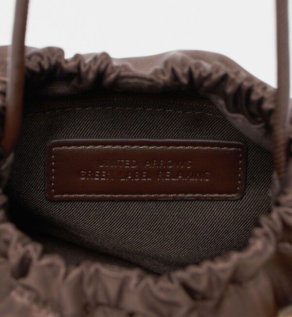 UNITED ARROWS green label relaxing「チャームつき 巾着ショルダーバッグ 2WAY」|ショルダー・メッセンジャー|