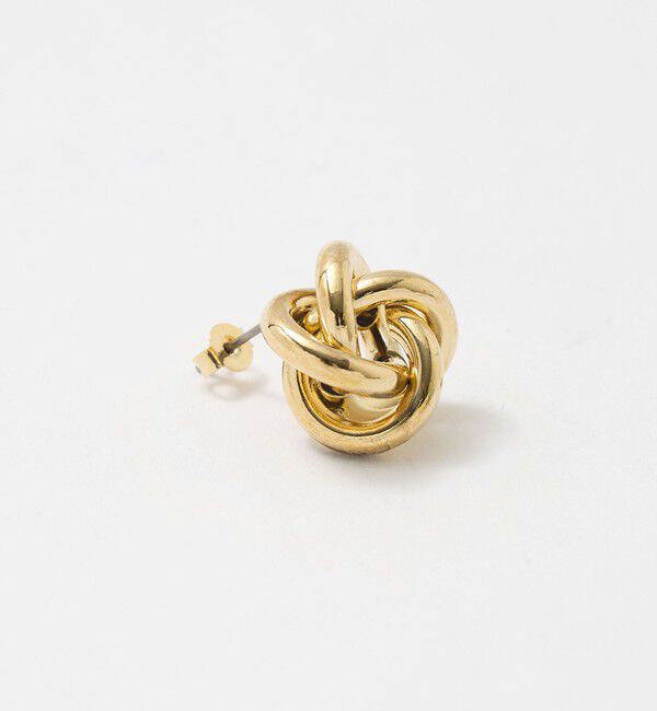 UNITED ARROWS green label relaxing「ラウンド ノット ピアス」|ピアス|