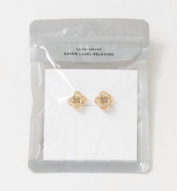 UNITED ARROWS green label relaxing「ラウンド ノット イヤリング」|イヤリング|