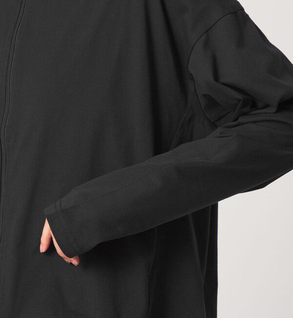 UNITED ARROWS green label relaxing「【WEB限定】＜at ease＞ドロスト カットソー パーカー  UVカット 接触冷感 遮熱」|パーカー|