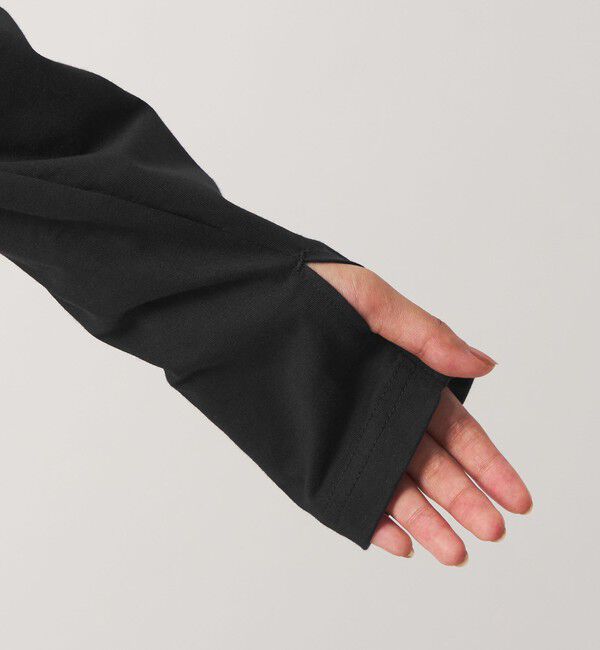 UNITED ARROWS green label relaxing「【WEB限定】＜at ease＞ドロスト カットソー パーカー  UVカット 接触冷感 遮熱」|パーカー|