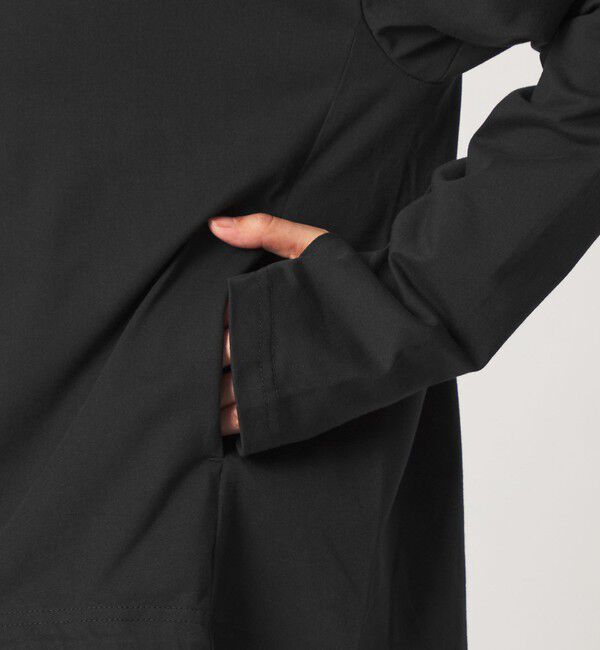 UNITED ARROWS green label relaxing「【WEB限定】＜at ease＞ドロスト カットソー パーカー  UVカット 接触冷感 遮熱」|パーカー|