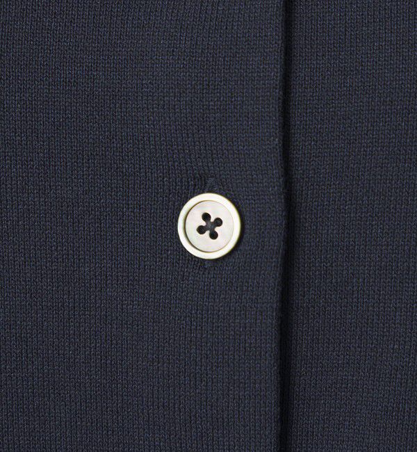 UNITED ARROWS green label relaxing「2WAY レース ポロ襟 5分袖 ニット カーディガン」|カーディガン|