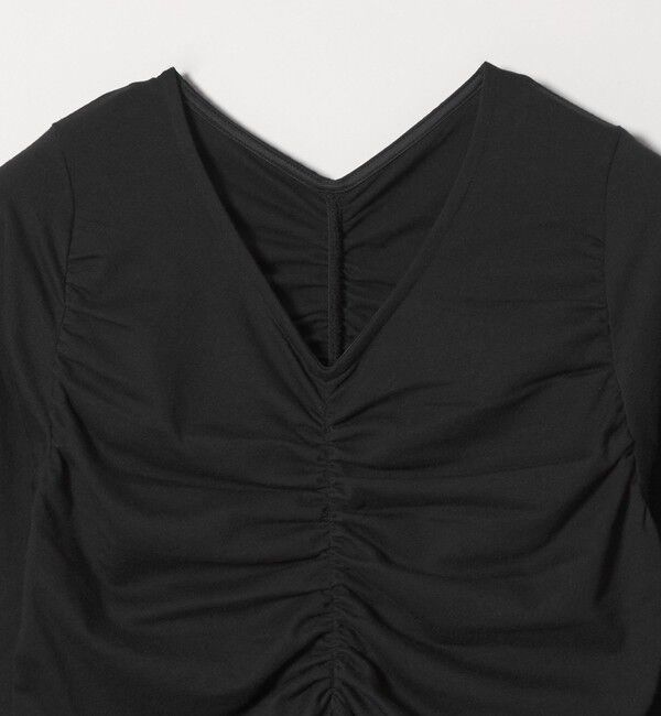 EMMEL REFINES「＜EMMEL REFINES＞EM ギャザー ヘム カット ワンピース」|ワンピース|