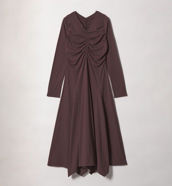EMMEL REFINES「＜EMMEL REFINES＞EM ギャザー ヘム カット ワンピース」|ワンピース|