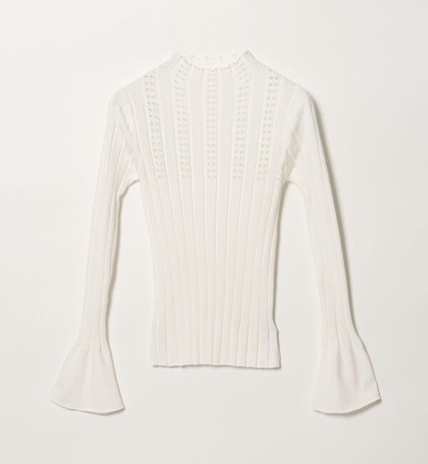 EMMEL REFINES「＜EMMEL REFINES＞EM アイレット ボトルネック ニット」|ニット・セーター|OFF WHITE