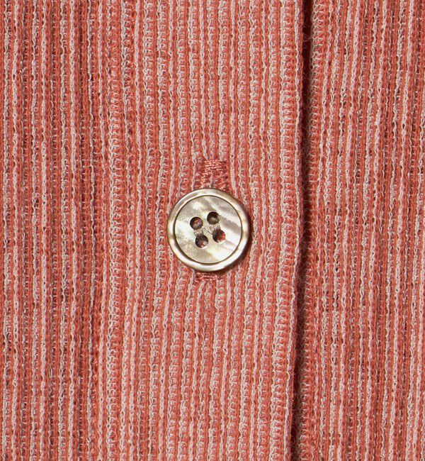 STEVEN ALAN「＜Steven Alan＞リブ ハーフスリーブ シャツカーディガン」|カーディガン|