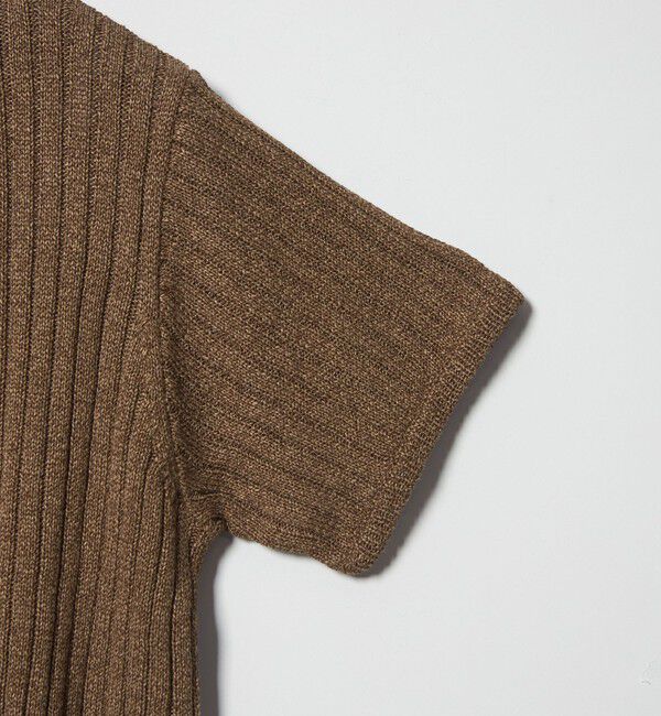 STEVEN ALAN「＜Steven Alan＞リブ ショートスリーブ カーディガン」|カーディガン|
