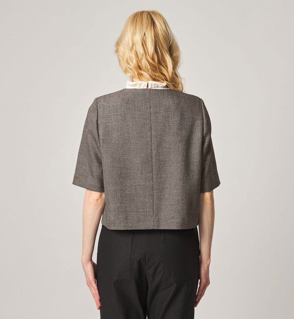 STEVEN ALAN「＜Steven Alan＞ショートスリーブ ジャケット」|シャツ・ブラウス|
