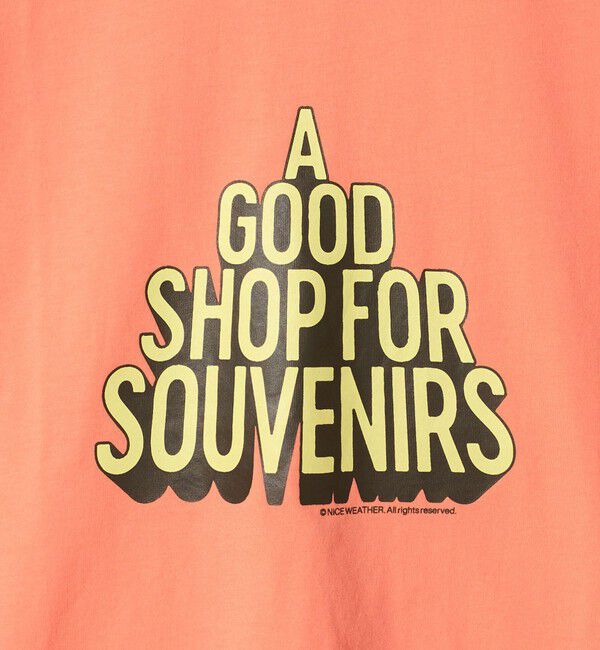 NICE WEATHER「＜NICE WEATHER＞グラフィックプリント Tシャツ」|Tシャツ・カットソー|