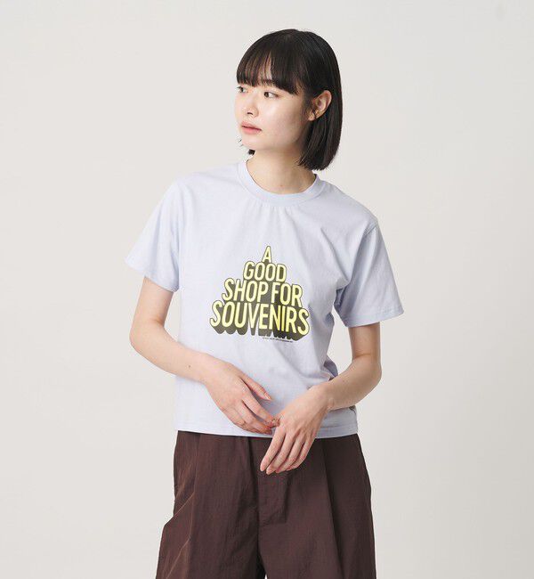 NICE WEATHER「＜NICE WEATHER＞グラフィックプリント Tシャツ」|Tシャツ・カットソー|LT.BLUE