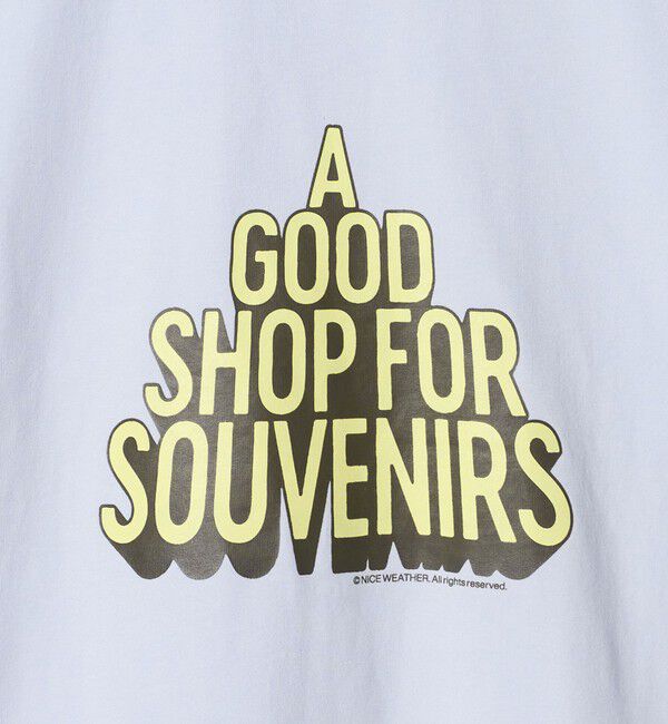 NICE WEATHER「＜NICE WEATHER＞グラフィックプリント Tシャツ」|Tシャツ・カットソー|