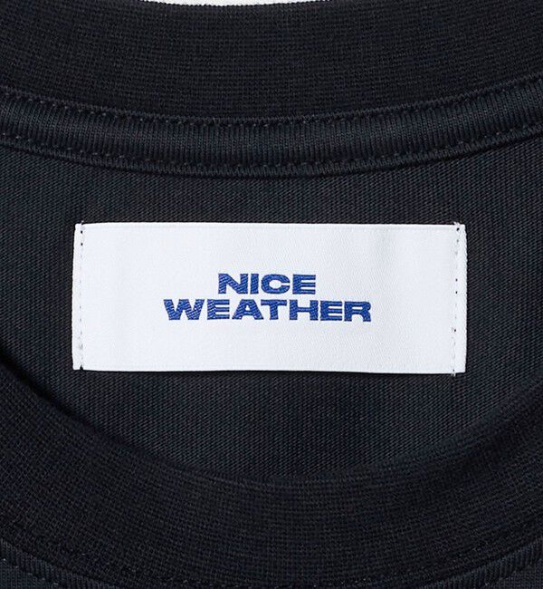 NICE WEATHER「＜NICE WEATHER＞グラフィックプリント Tシャツ」|Tシャツ・カットソー|