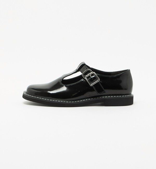 BEAUTY&YOUTH UNITED ARROWS「レザーライク Tストラップ ローファー」|ビジネス・ドレスシューズ|