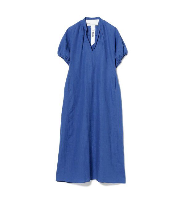 Demi-Luxe BEAMS 「【別注】TICCA / リネン バルーンスリーブ ワンピース」|ワンピース|