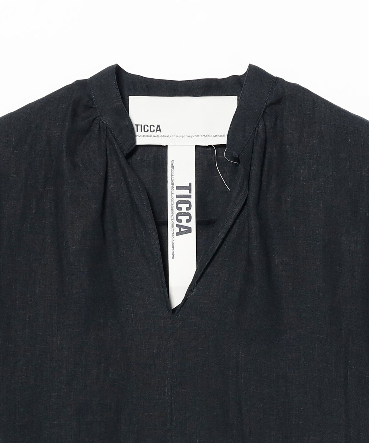 Demi-Luxe BEAMS 「【別注】TICCA / リネン バルーンスリーブ ワンピース」|ワンピース|