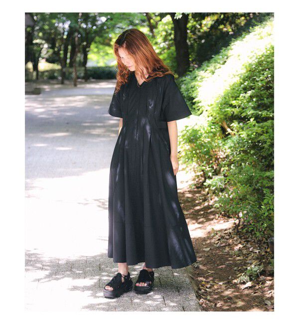 Ray BEAMS 「ウエスト タック スキッパー ワンピース」|ワンピース|